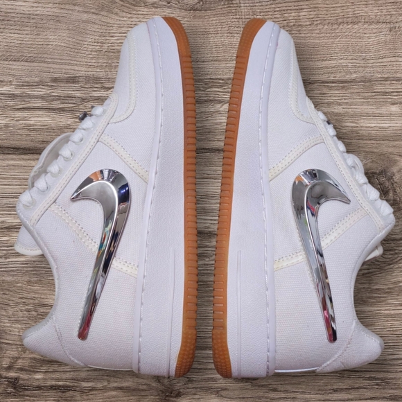DS Travis Scott x Nike Air Force 1 Low - Size 8.5 - AQ4211-100 - OG All - Picture 2 of 7